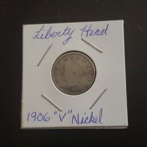 1906 liberty head "v" nickel